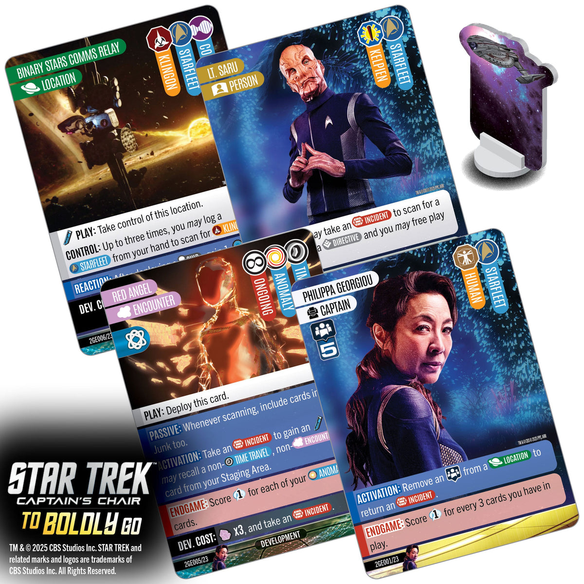 WizKids Star Trek: Captain's Chair To Boldly Go Card Game PRE-ORDER