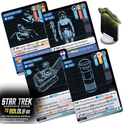 WizKids Star Trek: Captain's Chair To Boldly Go Card Game PRE-ORDER