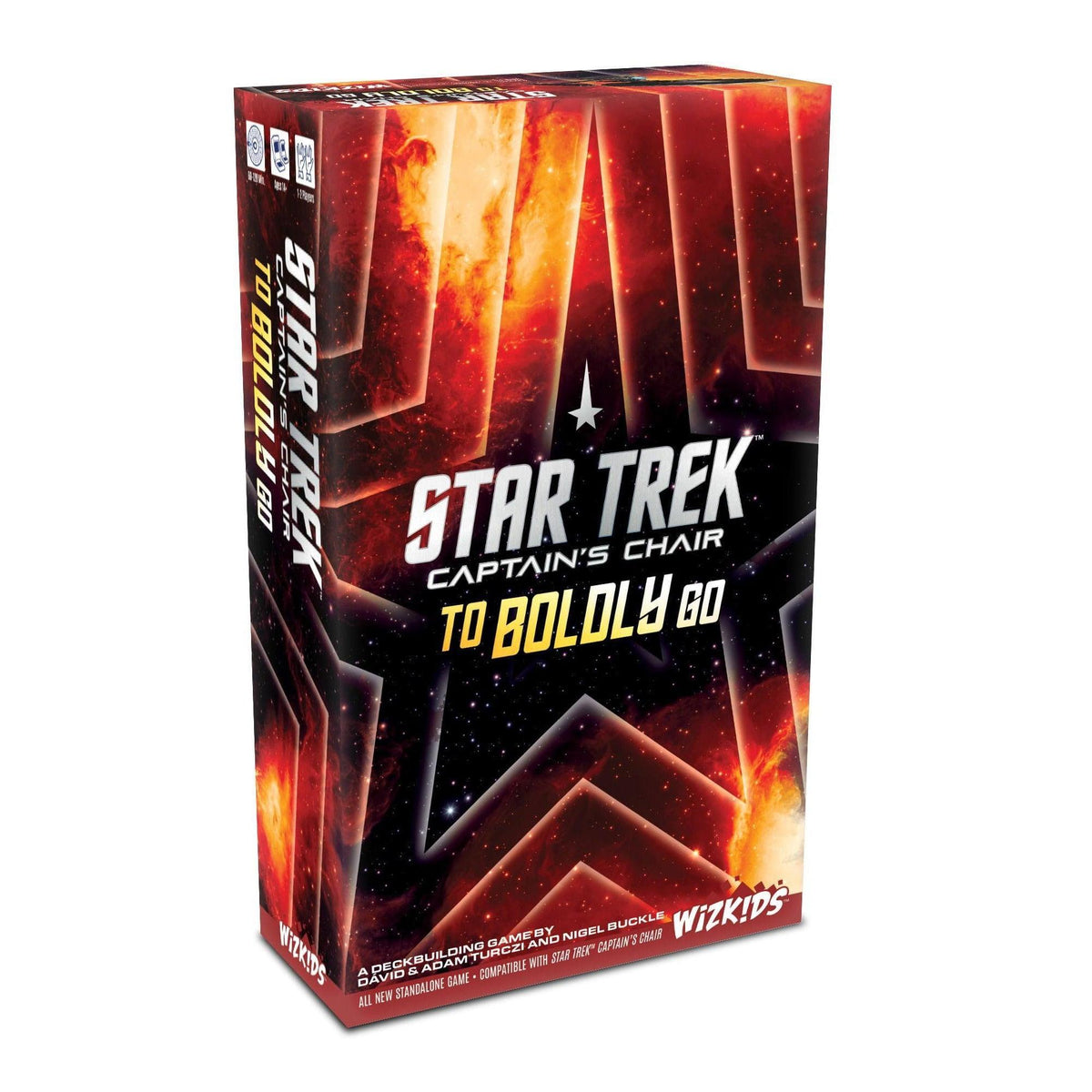 WizKids Star Trek: Captain's Chair To Boldly Go Card Game PRE-ORDER