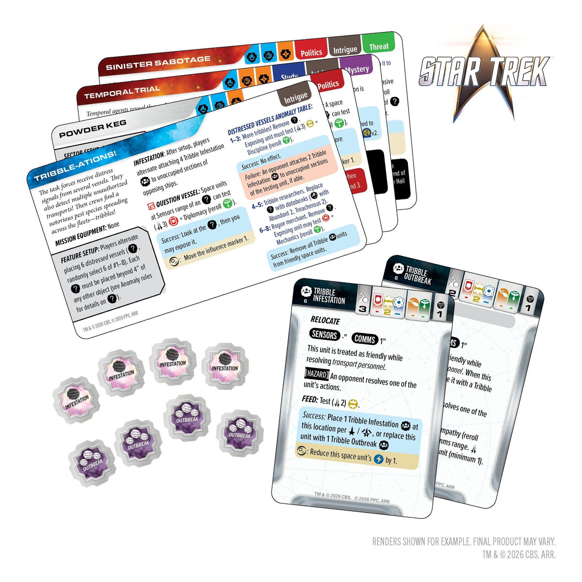 WizKids Star Trek: Into the Unknown Trials and Tribble-ations Card Pack PRE-ORDER