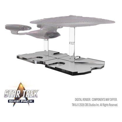 WizKids Star Trek Ship Pack U.S.S. Enterprise 60th Anniversary Edition Prepainted Miniatures PRE-ORDER