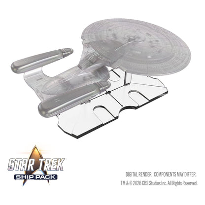 WizKids Star Trek Ship Pack U.S.S. Enterprise 60th Anniversary Edition Prepainted Miniatures PRE-ORDER