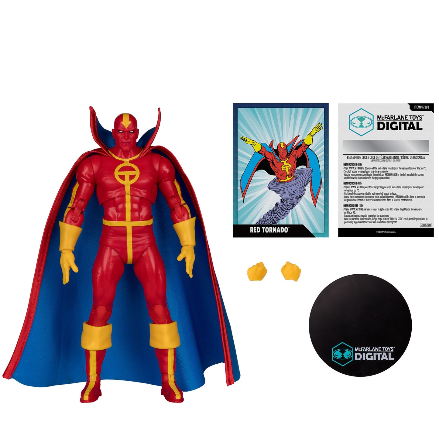 DC Direct McFarlane Toys Digital Action Figure - Red Tornado (Bronze Age)