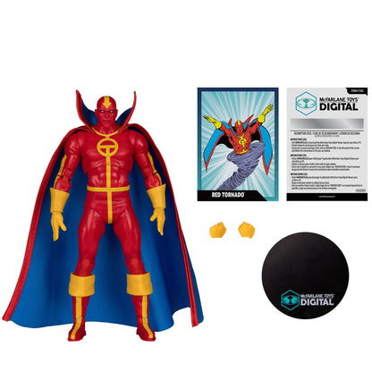 DC Direct McFarlane Toys Digital Action Figure - Red Tornado (Bronze Age)