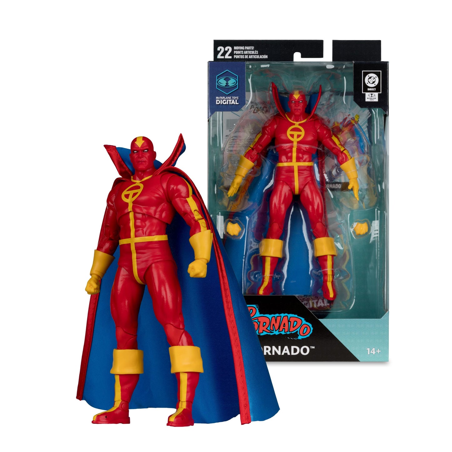DC Direct McFarlane Toys Digital Action Figure - Red Tornado (Bronze Age)