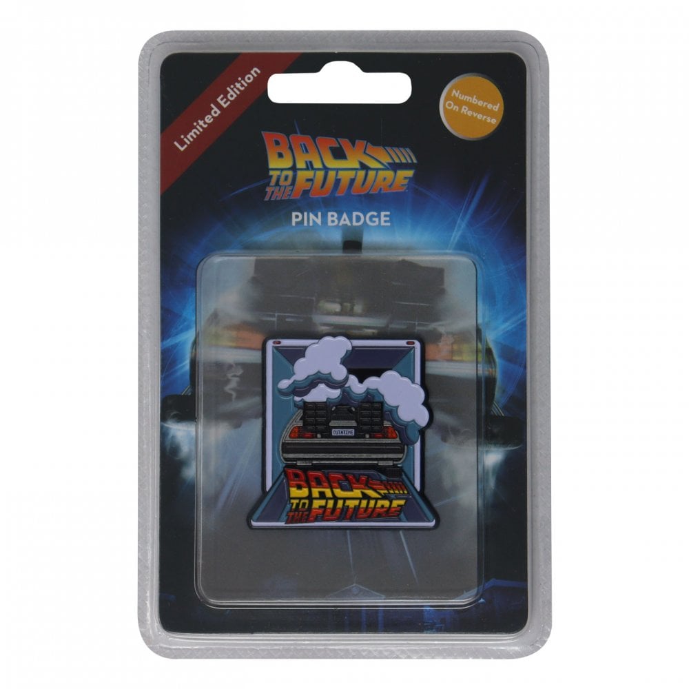 Fanattik Back To The Future Delorean Limited Edition Numbered Enamel Pin Badge