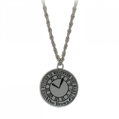 Fanattik Back To The Future Limited Edition Numbered Unisex Clock Necklace