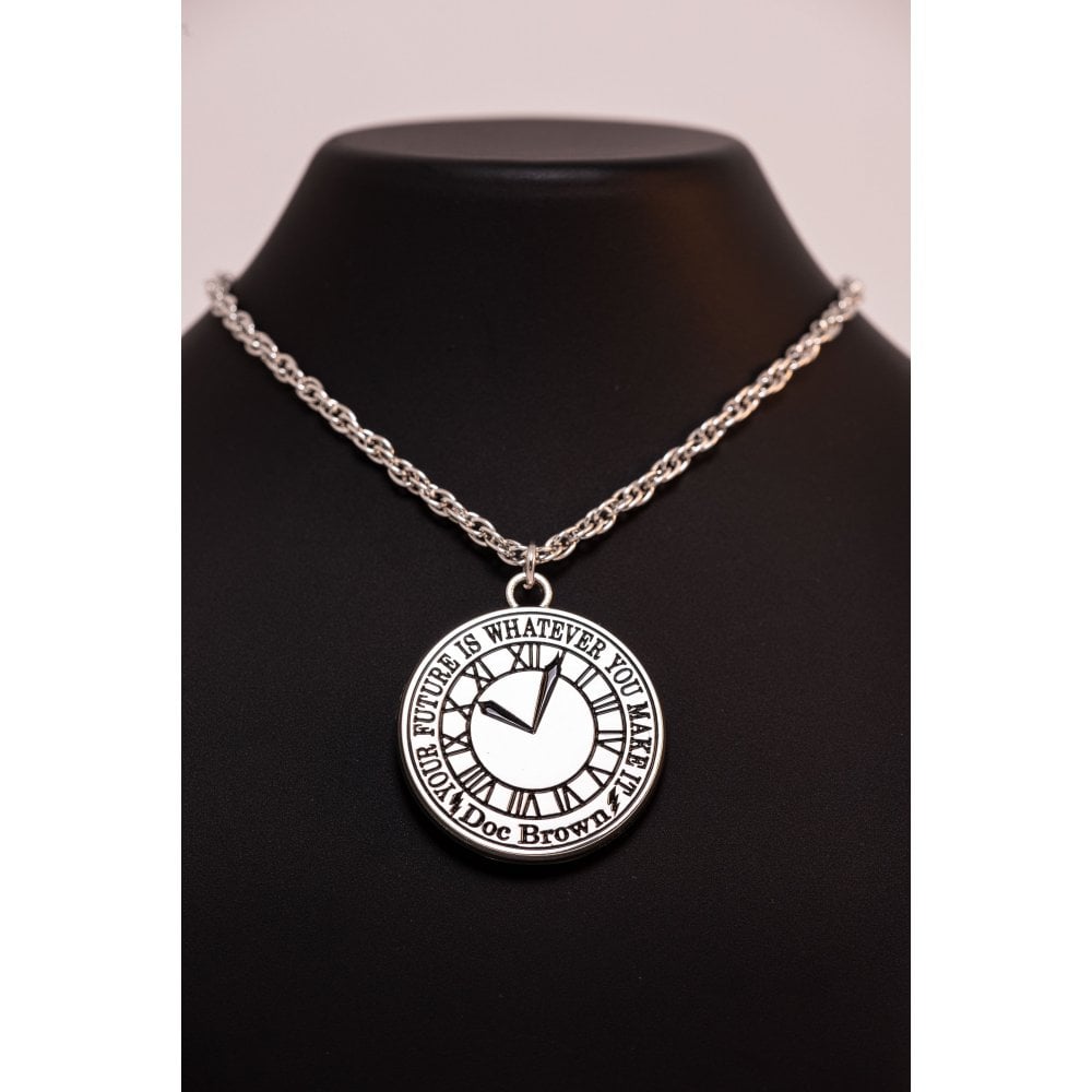 Fanattik Back To The Future Limited Edition Numbered Unisex Clock Necklace
