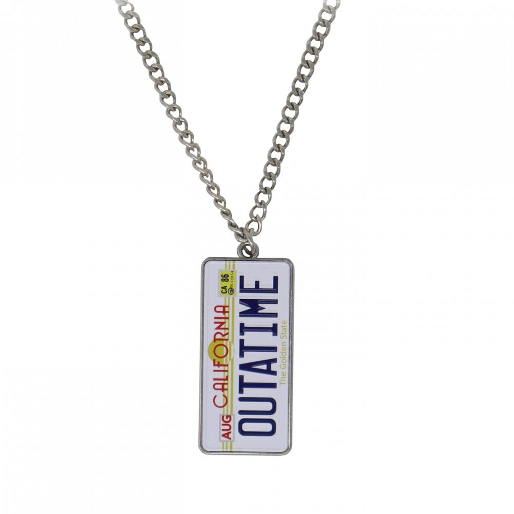 Fanattik Back To The Future Limited Edition Unisex Outatime Number Plate Necklace