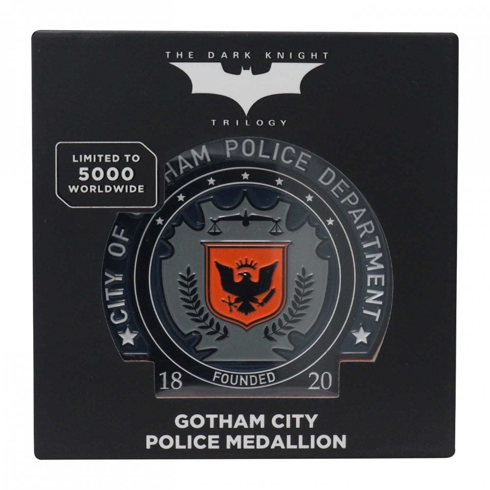 Fanattik DC Batman The Dark Knight Limited Edition Gotham City Police Badge Medallion