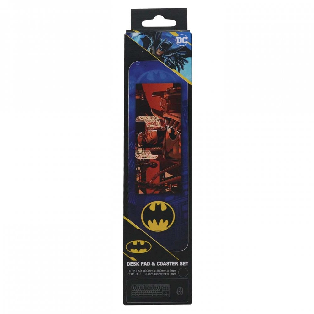 Fanattik DC Comics Batman Desk Pad & Coaster Set