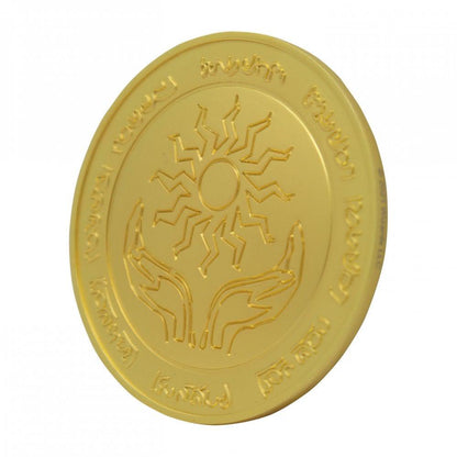 Fanattik Dungeons & Dragons Limited Edition 24k Gold Plated Amulet of Health Medallion