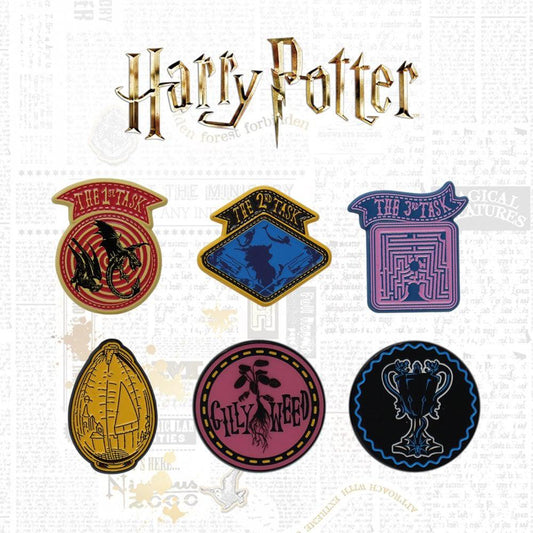 Fanattik Harry Potter Limited Edition Triwizard Tournament Pin Badges Set of 6