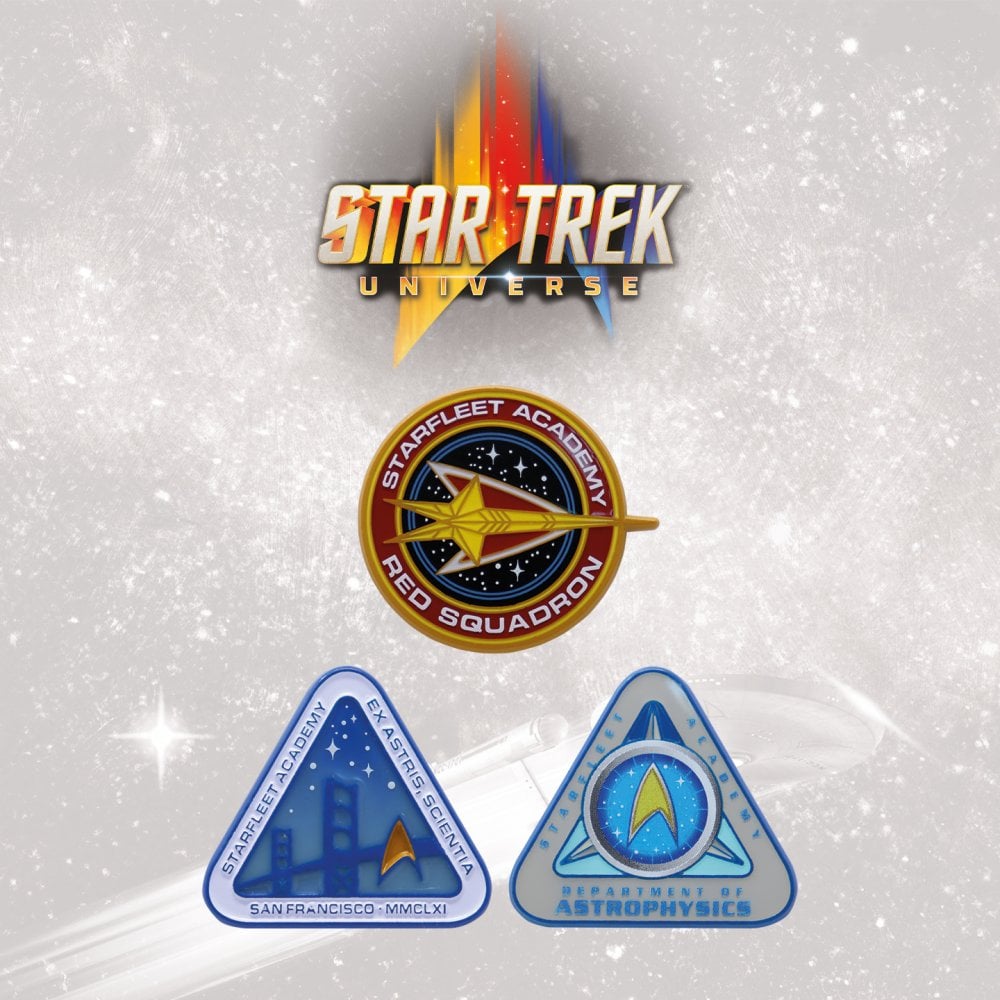 Fanattik Star Trek Starfleet Academy Limited Edition Pin Badge Set