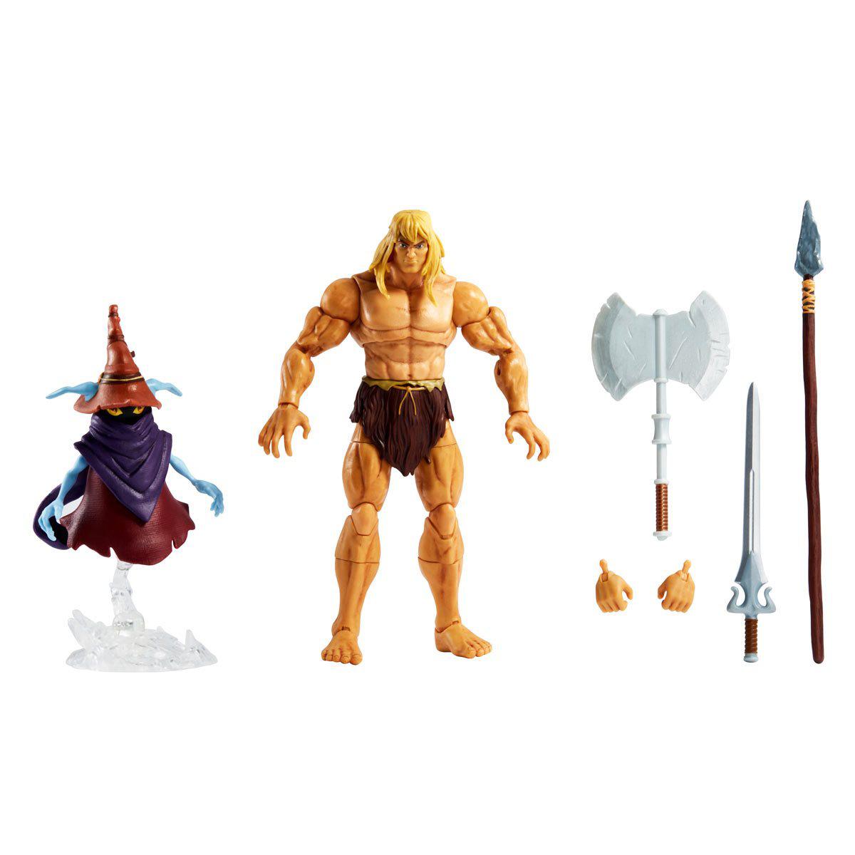 Mattel Masters of the Universe Revelation Savage He-Man & Orko 7" Action Figure