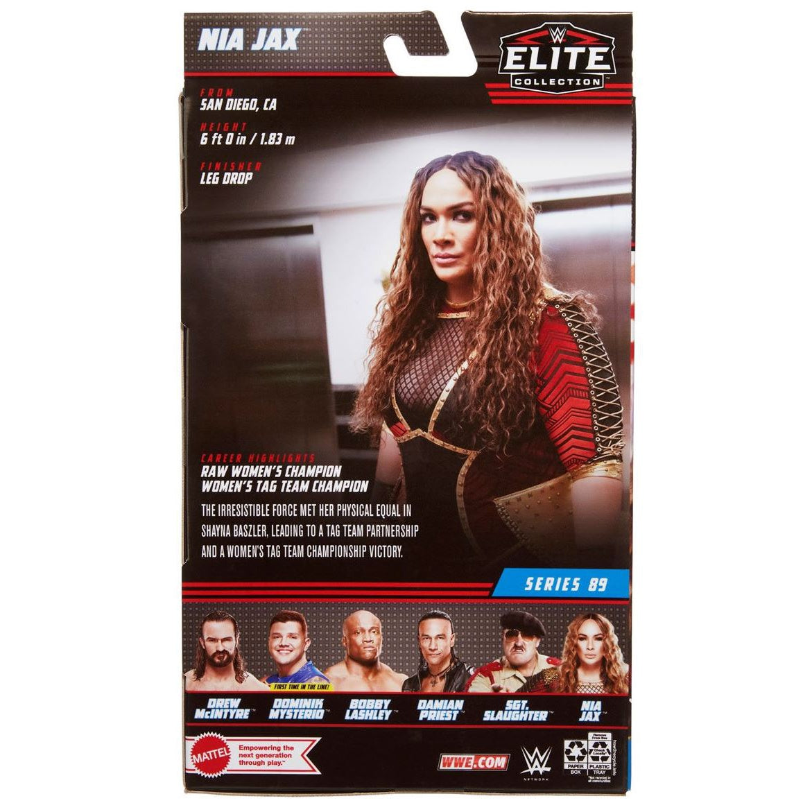 Mattel WWE Elite Collection Series 89 Nia Jax 15cm Action Figure