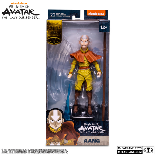 McFarlane Toys 7" - Avatar: The Last Airbender Aang Figure (Avatar State) - Gold Label