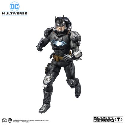 McFarlane Toys 7" DC Multiverse - BATMAN Hazmat Suit Figure (Light Up Logo) - Gold Label
