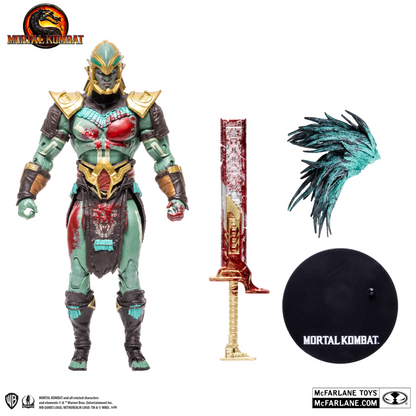 McFarlane Toys 7" Mortal Kombat 11 - KOTAL KAHN Figure (Bloody Variant)