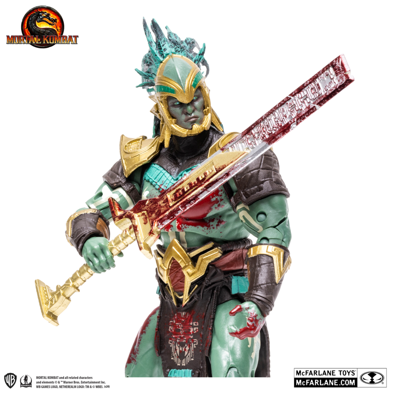 McFarlane Toys 7" Mortal Kombat 11 - KOTAL KAHN Figure (Bloody Variant)