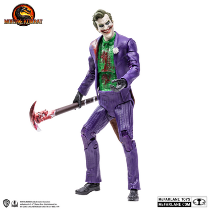 McFarlane Toys 7" Mortal Kombat 11 - THE JOKER Figure (Bloody Variant)