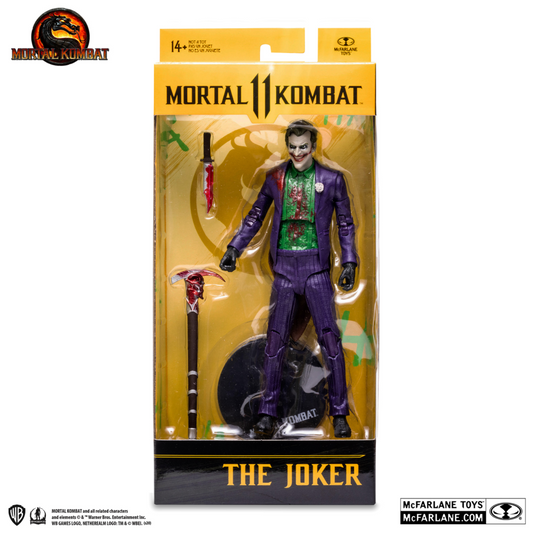McFarlane Toys 7" Mortal Kombat 11 - THE JOKER Figure (Bloody Variant)