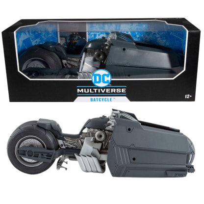 McFarlane Toys DC Multiverse Batman Action Figure Vehicle White Knight Batcycle