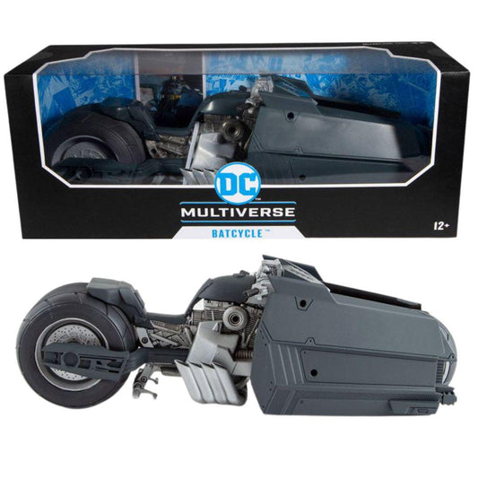 McFarlane Toys DC Multiverse Batman Action Figure Vehicle White Knight Batcycle