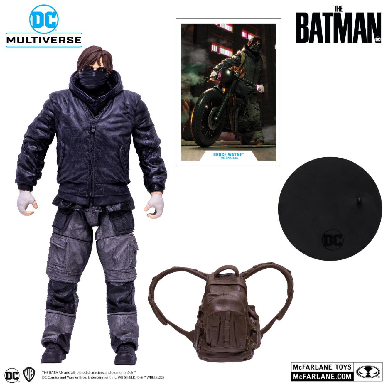 McFarlane Toys DC Multiverse Bruce Wayne (Drifter) 7" Action Figure The Batman 2022