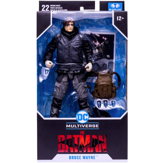 McFarlane Toys DC Multiverse Bruce Wayne Drifter (Unmasked Variant) 7" Action Figure The Batman 2022