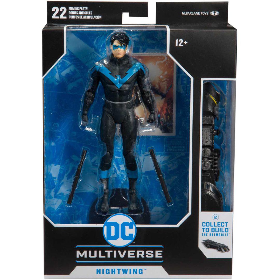 McFarlane Toys DC Multiverse Nightwing Better Than Batman Figure Batmobile BAF