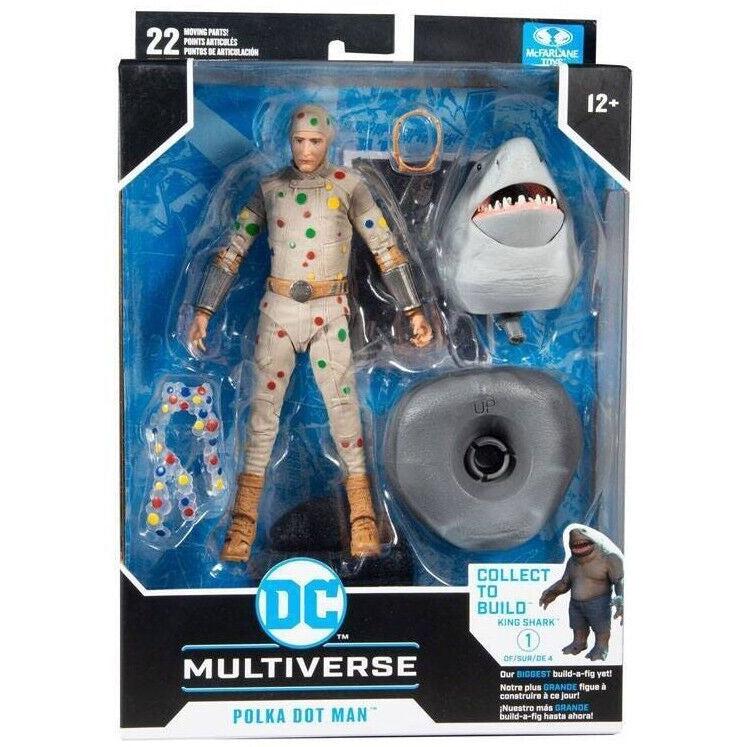 McFarlane Toys DC Multiverse Polka Dot Man 7" Action Figure Suicide Squad King Shark BAF
