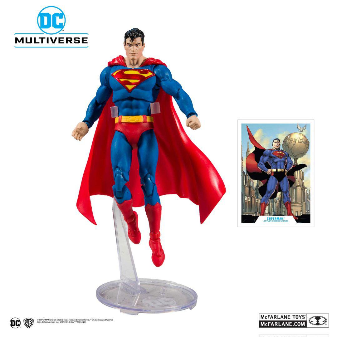 McFarlane Toys DC Multiverse Superman 7" Action Figure Action Comics #1000