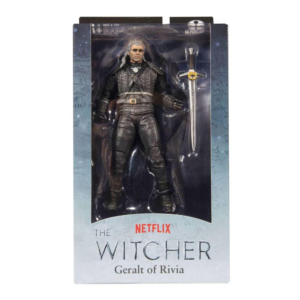 McFarlane Toys The Witcher Netflix Geralt of Rivia (Season 1) 7" Action Figure (Cloth Cape)