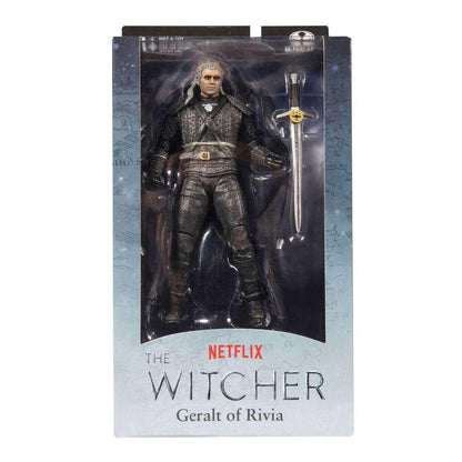 McFarlane Toys The Witcher Netflix Geralt of Rivia (Season 1) 7" Action Figure (Cloth Cape)