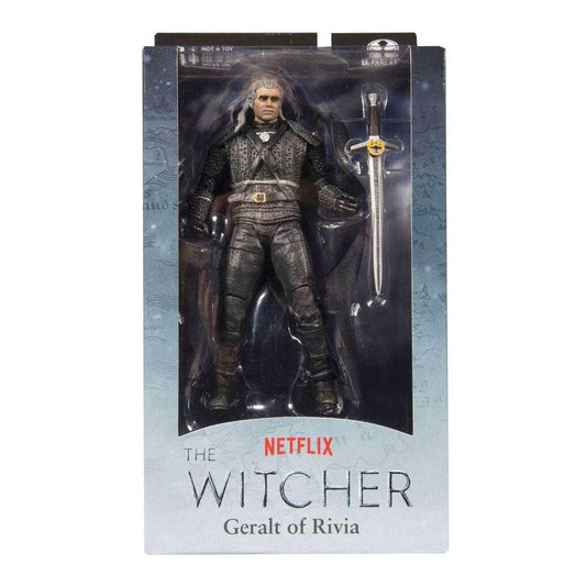 McFarlane Toys The Witcher Netflix Geralt of Rivia (Season 1) 7" Action Figure (Cloth Cape)