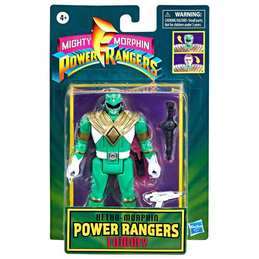 Power Rangers Mighty Morphin Retro Green Ranger Tommy 10cm Action Figure