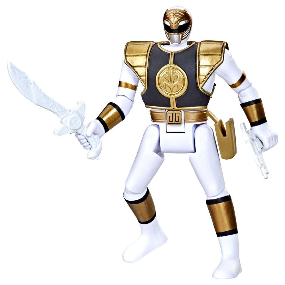 Power Rangers Mighty Morphin Retro White Ranger Tommy 10cm Action Figure