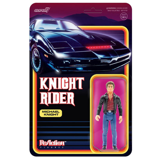 Super7 Knight Rider 3.75" ReAction Michael Knight Action Figure