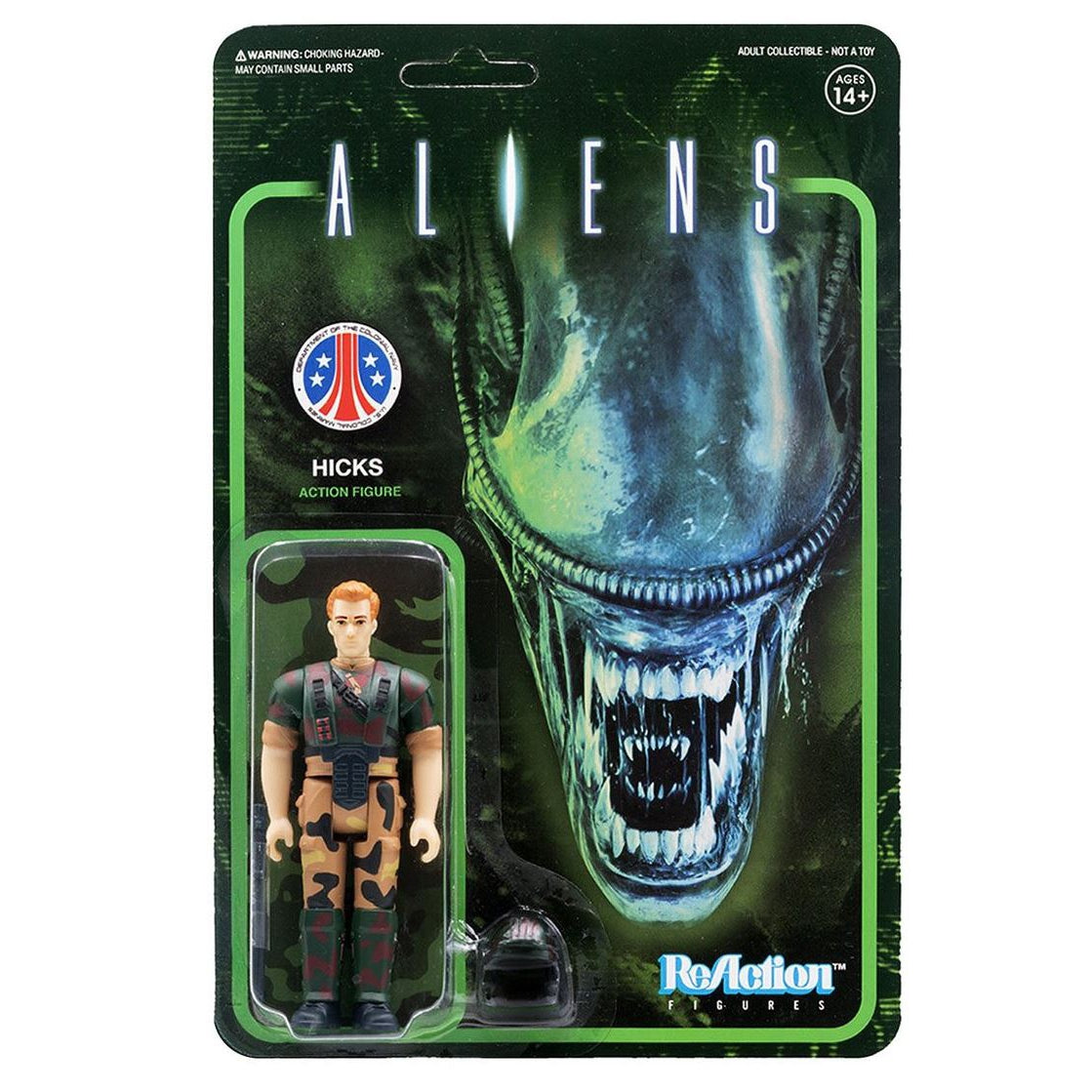 Super7 ReAction Aliens Hicks 3.75" Action Figure