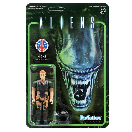 Super7 ReAction Aliens Hicks 3.75" Action Figure