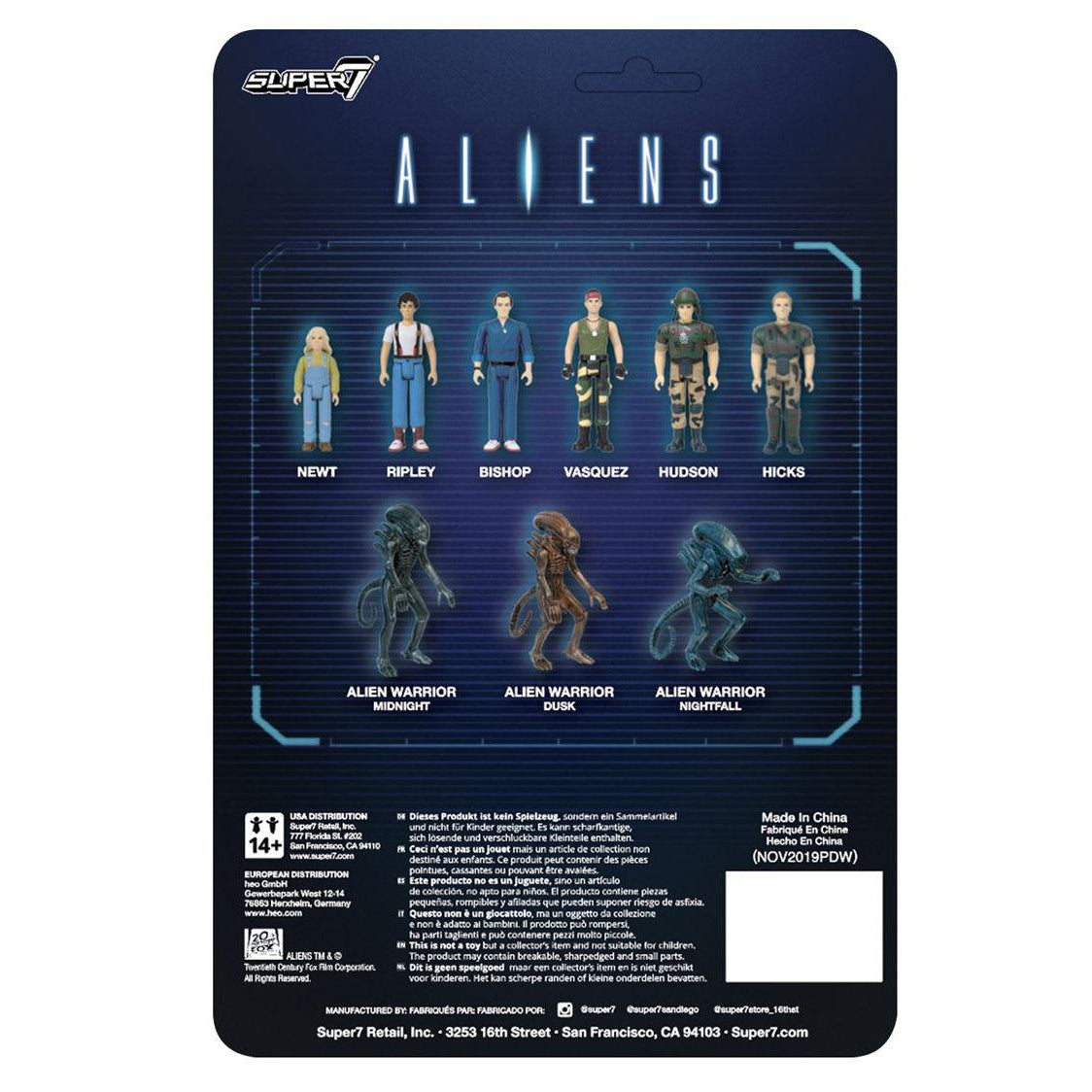 Super7 ReAction Aliens Newt 3.75" Action Figure