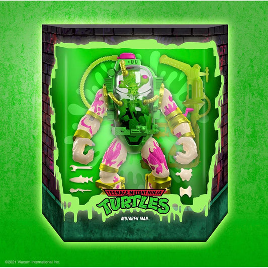 Super7 Teenage Mutant Ninja Turtles Ultimates Mutagen Man (Glow In The Dark) Exclusive 18cm Action Figure