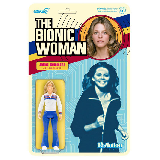 Super7 The Bionic Woman 3.75" ReAction Jamie Sommers Action Figure